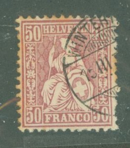 Switzerland #59 Used Single