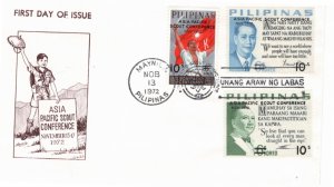 Philippines 1972 Sc 1160-2 FDC-6