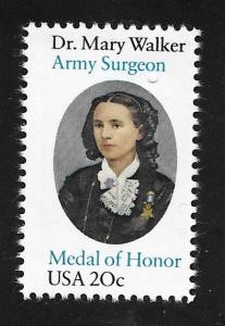 SC# 2013 - (20c) - Dr. Mary Walker, MNH single