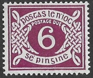 Ireland # J11a  Postage Due - wmk. sideways 1967  (1) VLH Unused