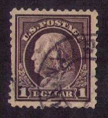 US Sc 423 One Dollar (with a fault closed up tear Lower R) F-VF