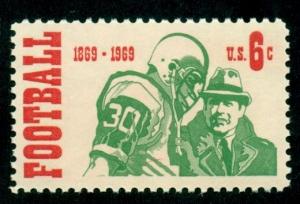 6¢ FOOTBALL STAMPS Lot of 100, ISSUED OVER 45 YEARS AGO