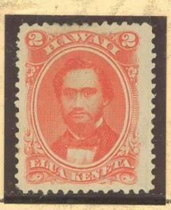 Hawaii #31a Unused Single (King)