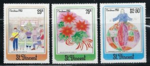 St Vincent 903-05 MNH 1985 Christmas (fe4464)