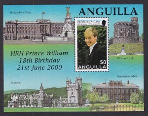 Anguilla 1023 Prince William Souvenir Sheet MNH VF