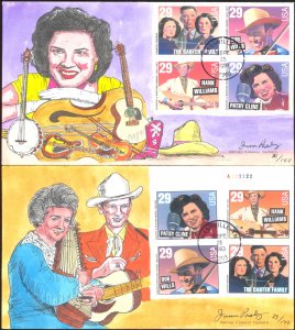 #2771-78 Country Music Paslay FDC Set