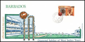 Barbados 720A U/A FDC