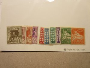 ALGERIA Scott 33, 34, 35, 37, 40, 42, 45, 46, 51, 56 MINT HINGED Cat $6.65