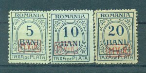 Romania sc# 3NJ3-7 (2) mh cat value $25.00