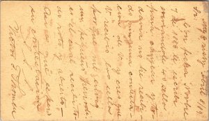 1889 Puerto Plata Dominican Republic Letter Postcard cover to Lisboa Portugal