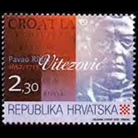 CROATIA 2002 - Scott# 509 Writer Vitezovic Set of 1 NH