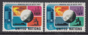 UN New York 256-257 MNH VF