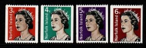 NORFOLK ISLAND SG93/5a 1968-71 COIL STAMPS MNH