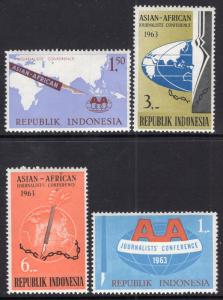 Indonesia 593-596 MNH VF