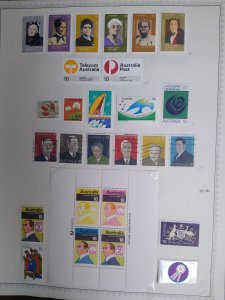 collection on pages Australia 1975-79 mostly complete most used HP: CV $76