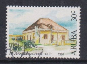 Aruba  #147 used 1997 Aruban architecture 30c