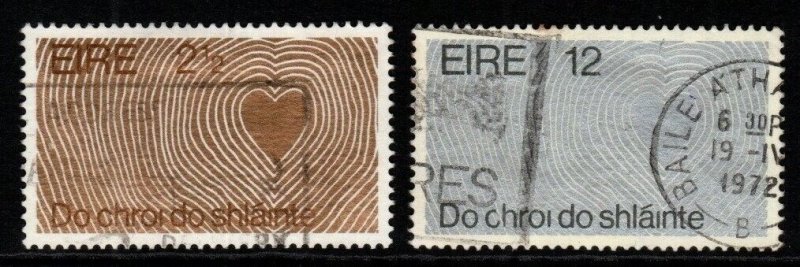 IRELAND SG311/2 1972 WORLD HEALTH DAY FINE USED