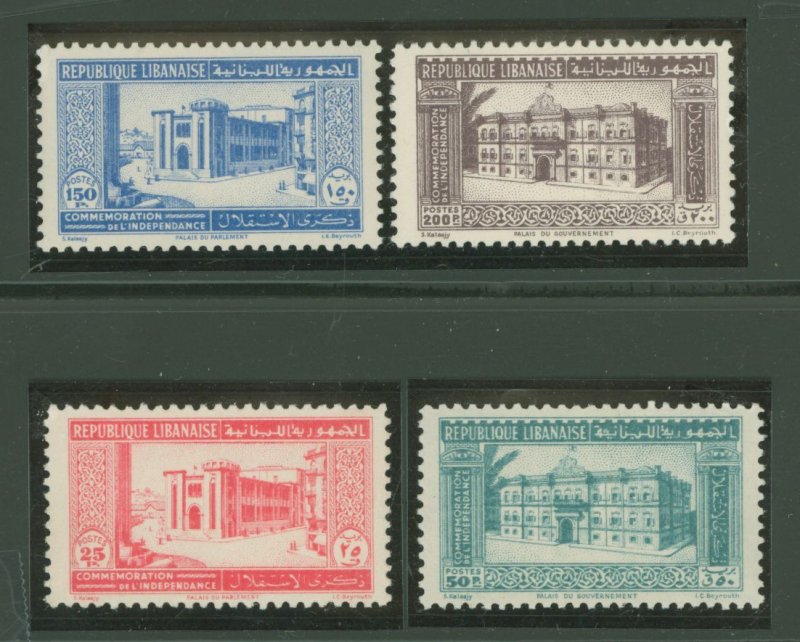 Lebanon #163-166  Single (Complete Set)