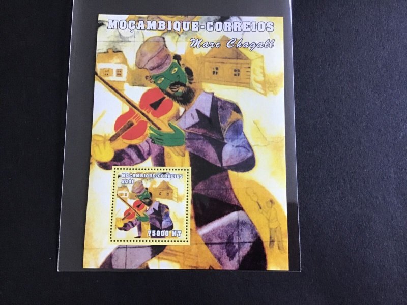 Mozambique 2001 Marc Chagall  Mint Never Hinged  Stamp Sheet R38638