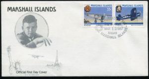 Marshal Islands, FDC, Airplane Aviation x4172