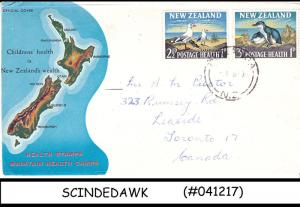 NEW ZEALAND - 1964 HEALTH STAMPS OFFICIAL COVER WITH CANCELLATION