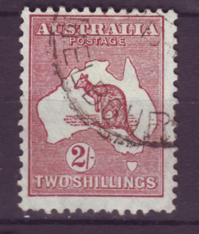 J12066 JL stamps 1931-6 australia used #125 kangaroo wmk 228