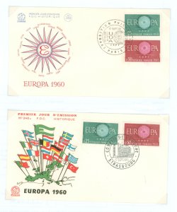 France 970-971 1960 Europa issue