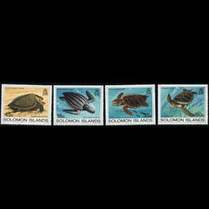 SOLOMON IS. 1983 - Scott# 489-92 Turtles Set of 4 NH