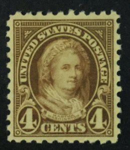 MOMEN: US STAMPS #585 MINT OG H XF LOT #49288