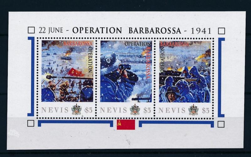 [81042] Nevis 2011 Second World war Operation Barbarossa Sheet MNH