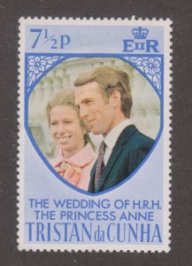 Tristan Da Cunha 189 Princess Anne's Wedding Issue 1973