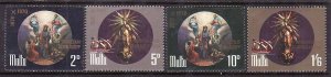 Malta-Sc#428-31- id6-unused NH set-Proclamation of St Joseph-1971-