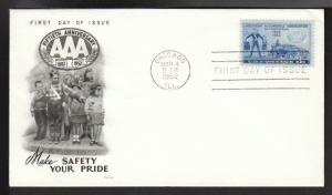 U.S. 1007 AAA (Fleetwood) U/A FDC  