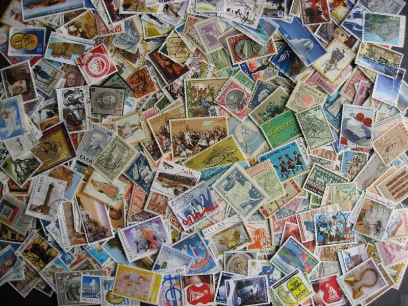 Collection breakup! GREECE 410 different old to 2010 issues,some mixed condition