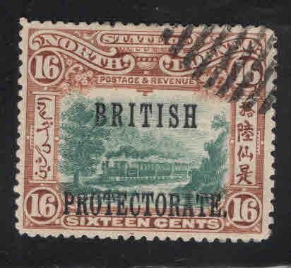 North Borneo Scott 123 Used British Protectorate stamp