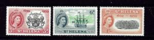 St Helena 156-58 NH 1959 set