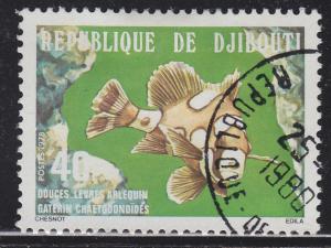 Djibouti 484 Harlequinfish 1978