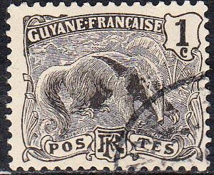 French Guiana #51 Used