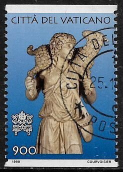 Vatican City #1086 Canceled/CTO Stamp - The Good Shepherd - Italia '98