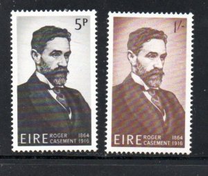 Ireland Sc 214-15 1966 Roger Casement stamp set  mint NH