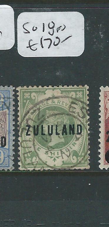 ZULULAND (P3112B) QV ON GB 1/-    SG 10  VFU