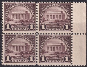 #571 Mint NH, Fine, Block of 4 with selvage (CV $320) (CV $75 - ID38962) - Jo...