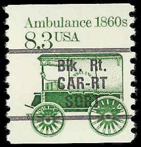 # 2231 MINT NEVER HINGED PRE-CANS. AMBULANCE
