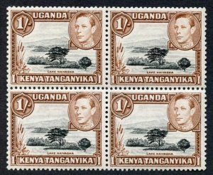 KUT SG145ba 1/- Deep Black and brown (clearer impression) U/M    Cat 192 Pounds 