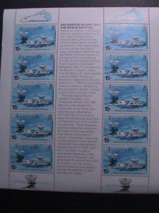 ASCENSION-1981 SC#273-FLIGHT OF COMLUMBIA SPACE SHUTTLE--EARTH STATION MNH