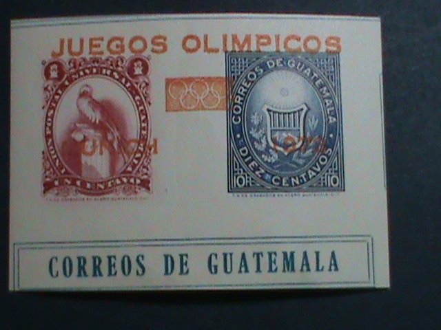 GUATEMALA-1972-SC#419- 20TH OLYMPIC GAMES IMPERF -MNH S/S SHEET VERY FINE