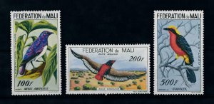 [102136] Mali 1960 Birds vögel oiseaux Airmail set MNH