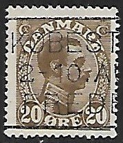 Denmark # 104 - King Christian X - used.....(Dk4)