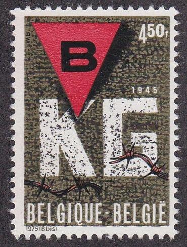 Belgium # 922, Liberation of Concentration Camps 30th Anniversary, NH