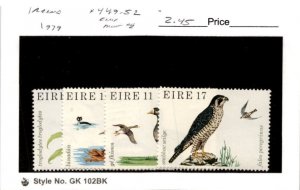 Ireland, Postage Stamp, #449-452 Mint NH, 1979 Birds (AB)